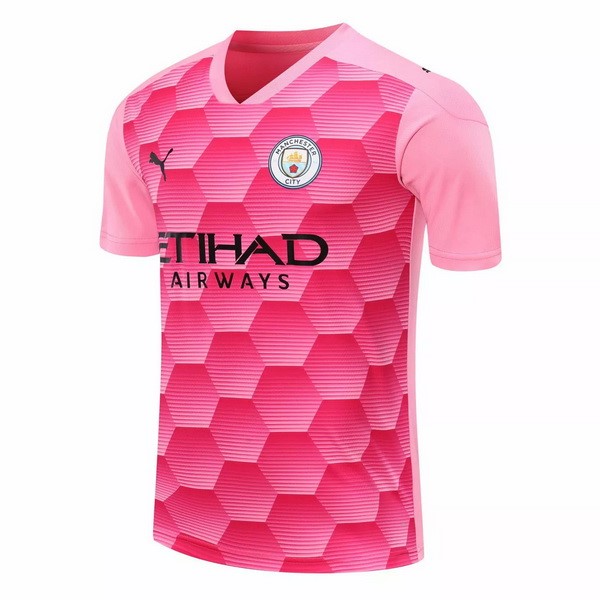 Camiseta Manchester City Replica Tercera Ropa Portero 2020/21 Rosa